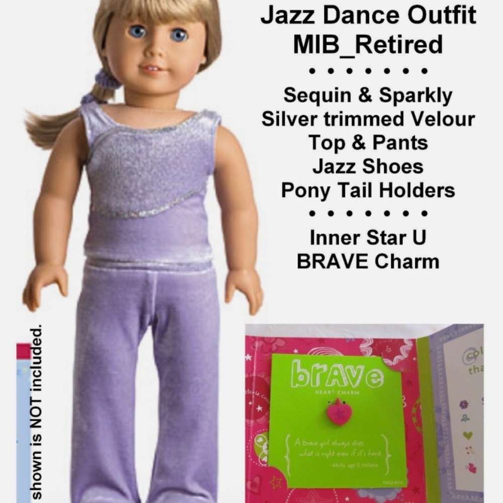 American Girl Jazz Dance Outfit 2009 New NIB